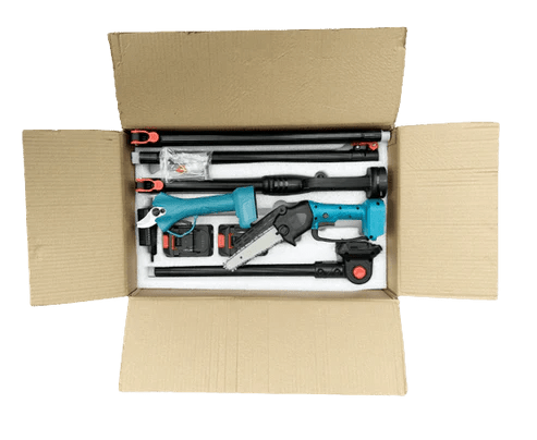 2 in 1 Cordless 8 inch Chainsaw with Pole Saw - AxenBox