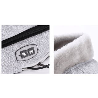 Elektrischer 2-in-1-Fußwärmer mit Massagefunktion