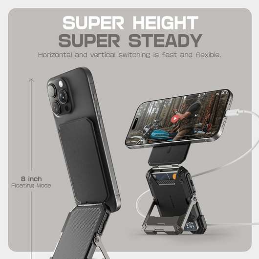 2 - in - 1 Foldable Magnetic Phone Stand - AxenBox