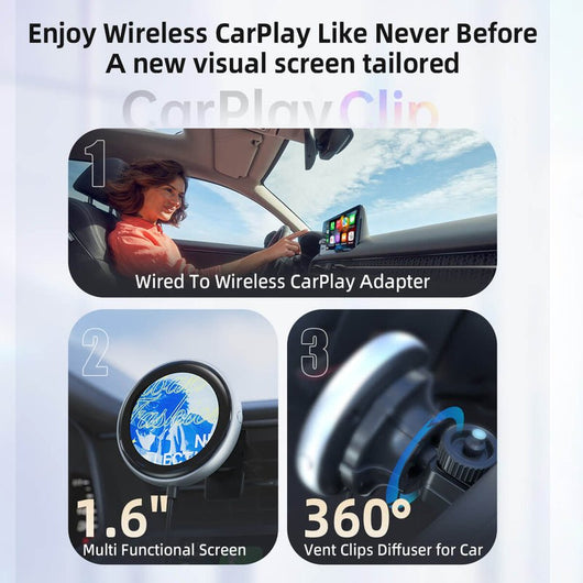 3 - 1 CarplayClip Adapter Wireless CarPlay - AxenBox