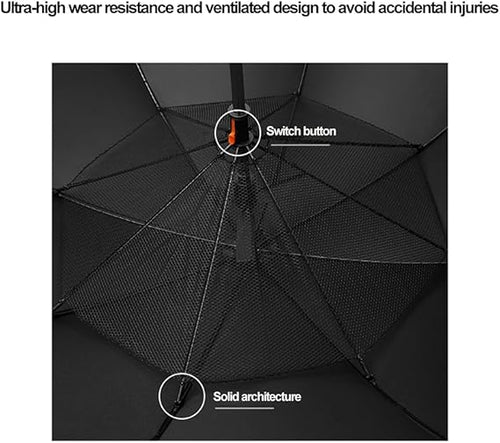 3-in-1-Sprühnebel-Regenschirm mit Ventilator 