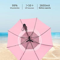 3 In 1 Misting Umbrella With Fan - AxenBox