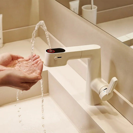 3 - Speed Digital Display Faucet – Hot & Cold Lift Design - AxenBox