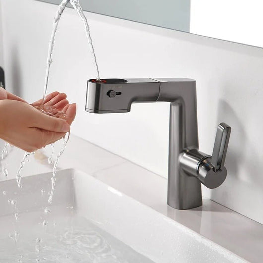 3 - Speed Digital Display Faucet – Hot & Cold Lift Design - AxenBox