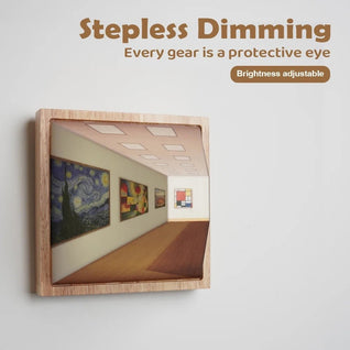 3D-LED-Nachtlicht mit freiliegendem Auge | Wandmontage &amp; verstellbar