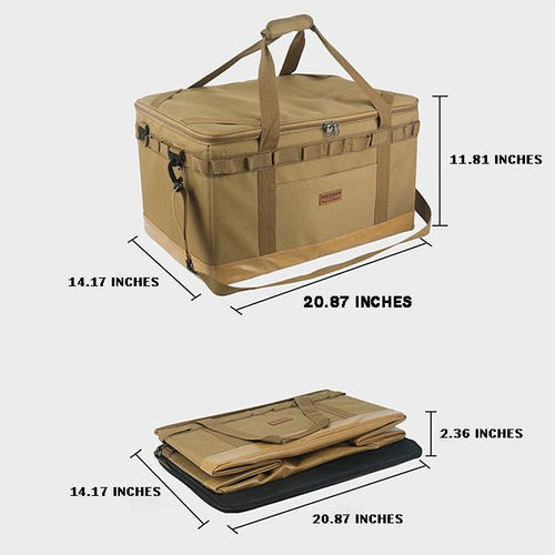 57L wasserdichte und leichte Campingtasche – Großes Fassungsvermögen, robust und tragbar