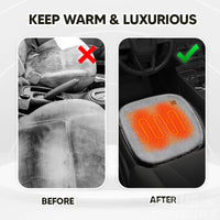 5V USB Easy Controller Fast Heating Non - Slip Heated Winter Seat Cushion for Car - AxenBox