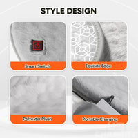 5V USB Easy Controller Fast Heating Non - Slip Heated Winter Seat Cushion for Car - AxenBox