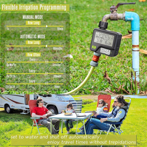 6 unabhängige Bewässerungsprogramme für die Gartenbewässerung