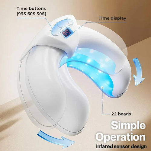 Fortschrittliches Gerät zur Behandlung und Reparatur von Nagelpilz – Lösung für zu Hause für Finger- und Zehennägel 