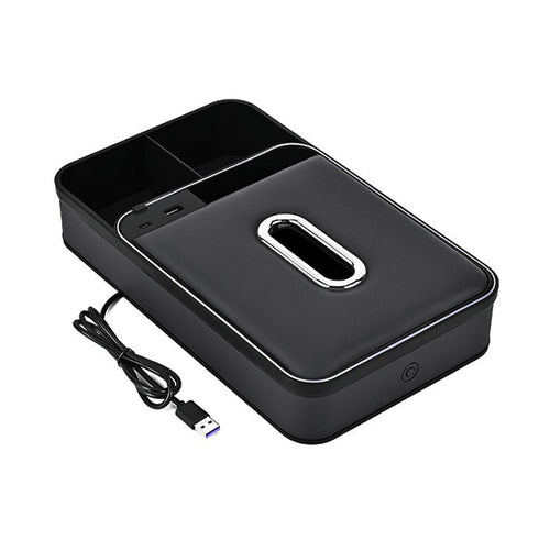 Armlehnen-Staufach mit LED-Ambientebeleuchtung