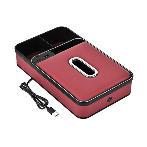 Armlehnen-Staufach mit LED-Ambientebeleuchtung