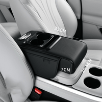 Car Armrest Organizer with USB Charging Ports - AxenBox