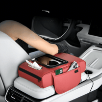 Car Armrest Organizer with USB Charging Ports - AxenBox