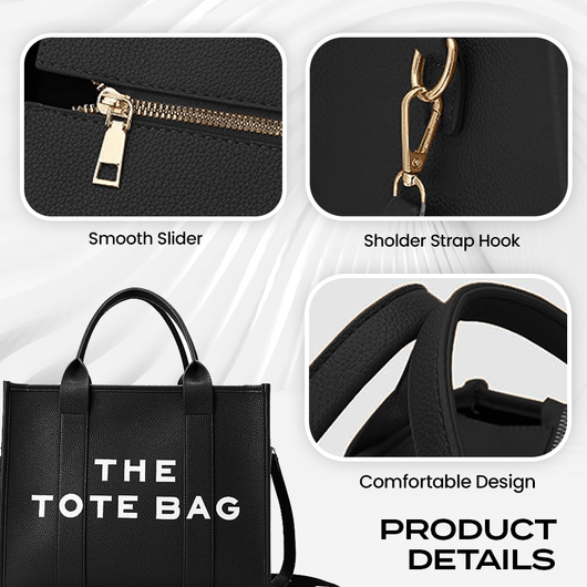 Charloce Fashion Luxury Premium PU Leather Handheld, Shoulder, Crossbody Tote Bag for Women - AxenBox