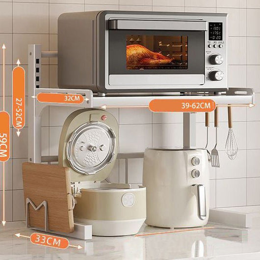 🎅Christmas Pre - sale🎁Expandable Kitchen Countertop Microwave Rack Set - AxenBox