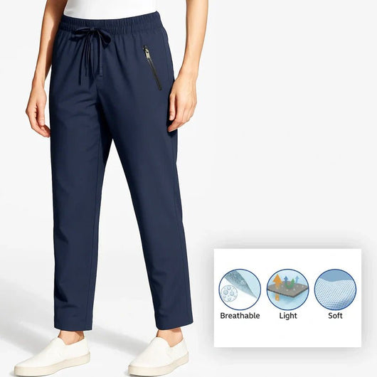 ComfyFlex Women’s Stretch Pants – Breathable, Ultra Soft, All - Day Fit - AxenBox