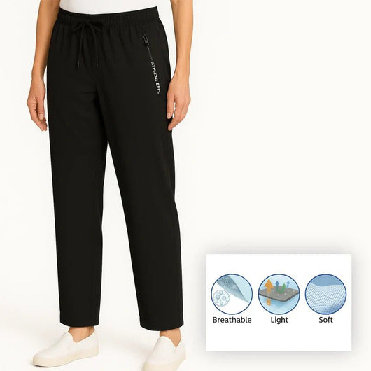 ComfyFlex Women’s Stretch Pants – Breathable, Ultra Soft, All - Day Fit - AxenBox