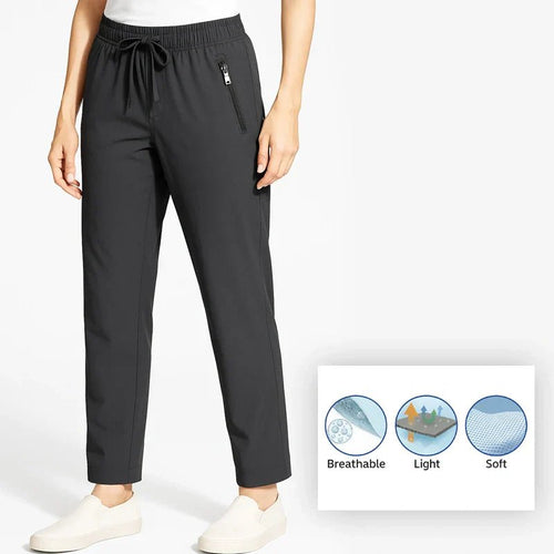 ComfyFlex Damen-Stretchhose – Atmungsaktiv, ultraweich, perfekte Passform für den ganzen Tag 