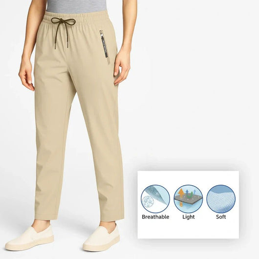 ComfyFlex Women’s Stretch Pants – Breathable, Ultra Soft, All - Day Fit - AxenBox