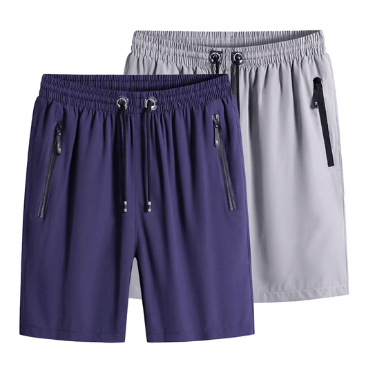 CoolFlex Men’s Ice Silk Shorts – Ultra Light, Stretch Fit, All - Day Comfort - AxenBox