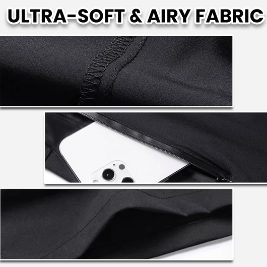 CoolFlex Men’s Ice Silk Shorts – Ultra Light, Stretch Fit, All - Day Comfort - AxenBox