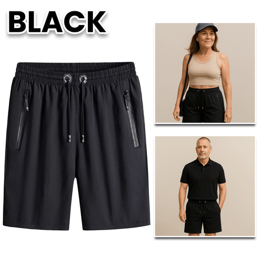 CoolFlex Unisex Ice Silk Shorts – Ultra Light, Stretch Fit, All - Day Comfort - AxenBox