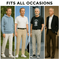 CoolForm Men's Ice Silk Pants – Slim Fit, Super Stretch, Everyday Comfort - AxenBox