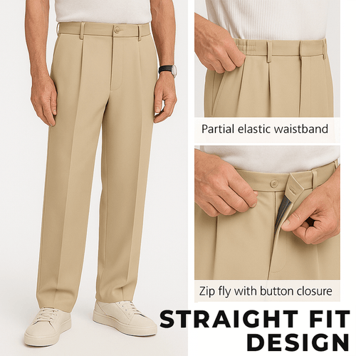 CoolForm Herren-Eisseidenhose – Schmale Passform, superelastisch, bequem für jeden Tag