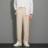 CoolForm Men's Ice Silk Pants – Slim Fit, Super Stretch, Everyday Comfort - AxenBox