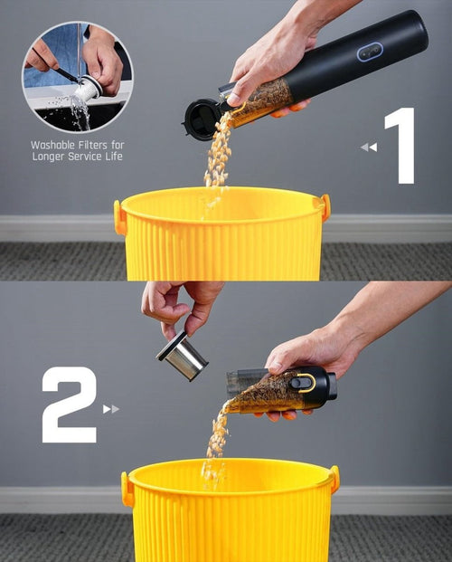 Akku-Autostaubsauger mit hoher Leistung 