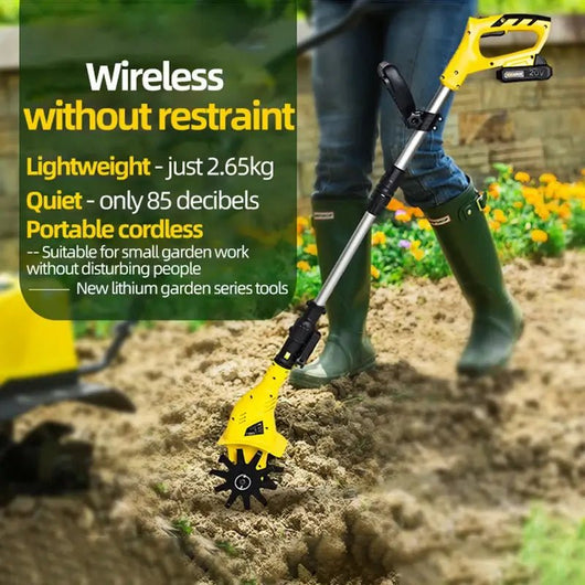 Cordless Tiller Electric Cultivator - AxenBox