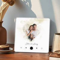 Customized Music Fridge Magnet Personalized Photo Fridge Magnet Can Play Songs and Adjust Volume - AxenBox