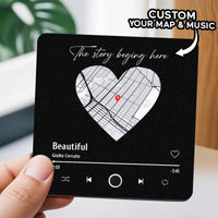 Customized Music Fridge Magnet Personalized Photo Fridge Magnet Can Play Songs and Adjust Volume - AxenBox