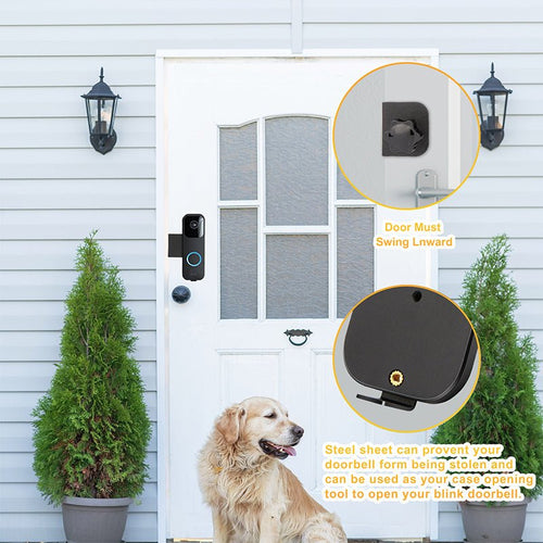 Bohrfreie Diebstahlsicherung für Türklingel