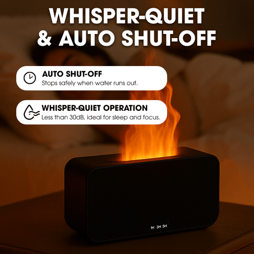 Duft-, Nebel- und Lichtdiffusor &amp; Luftbefeuchter für ätherische Öle – 3-in-1: Duft, Nebel, sanftes Leuchten 