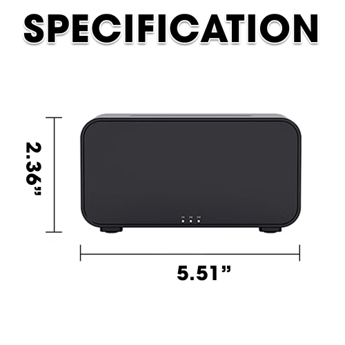 Duft-, Nebel- und Lichtdiffusor &amp; Luftbefeuchter für ätherische Öle – 3-in-1: Duft, Nebel, sanftes Leuchten 