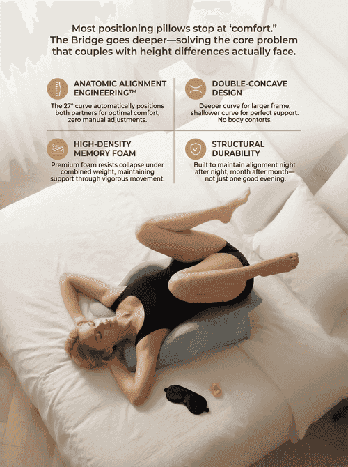 Das Liebeskissen™ – Gemeinsam schlafen. Sich wieder begehrt fühlen.