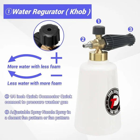 Foam Cannon Dual Connector Accessory - AxenBox