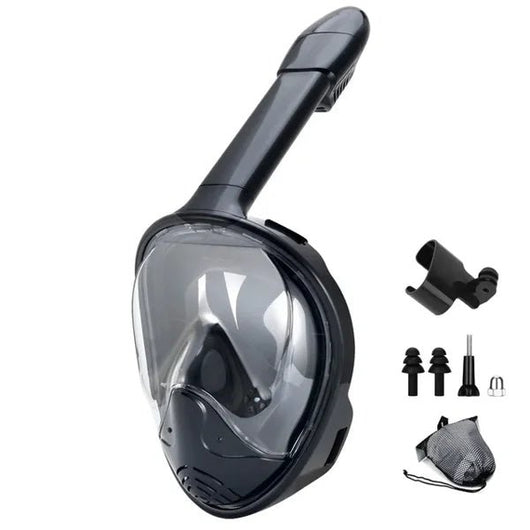 Full Face Snorkeling Mask with Removable Camera Holder - AxenBox