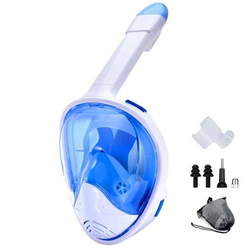 Vollgesichts-Schnorchelmaske mit abnehmbarer Kamerahalterung 