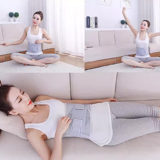 Heat - pressed Mesh Breathable Steel Plate Support Waist Protector - AxenBox