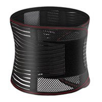 Atmungsaktiver, hitzegepresster Netzstoff mit Stahlplatten-Stützfunktion und Taillenschutz 