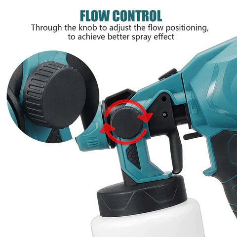 High - pressure Cordless Paint Sprayer with Battery - AxenBox