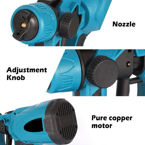 Akkubetriebenes Hochdruck-Farbspritzgerät