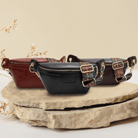 Lannie Women Vintage Bohemian Fashion High Quality Leather Crossbody Bag with Zipper for Casual and Travel - AxenBox