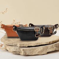 Lannie Women Vintage Bohemian Fashion High Quality Leather Crossbody Bag with Zipper for Casual and Travel - AxenBox