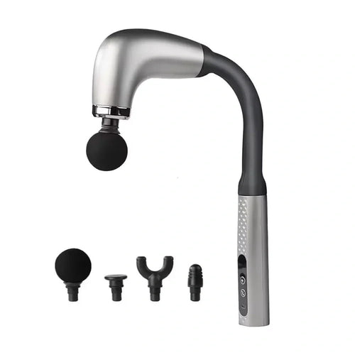 Massagepistole mit verbessertem Verlängerungsgriff, Rückenmassagegerät zur Schmerzlinderung und Tiefengewebsmassage