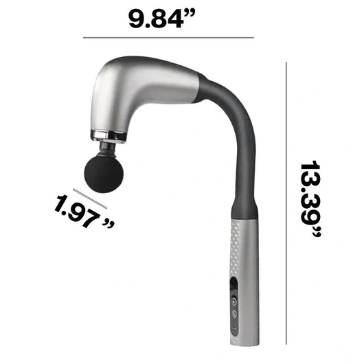 Massage Gun with Upgraded Extension Handle, Back Massager for Pain Relief Deep Tissue - AxenBox