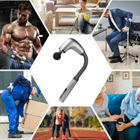 Massage Gun with Upgraded Extension Handle, Back Massager for Pain Relief Deep Tissue - AxenBox